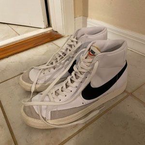 Nike Blazer Mid '77 Vintage Men's Sneakers - White/Black - Size: 11.5